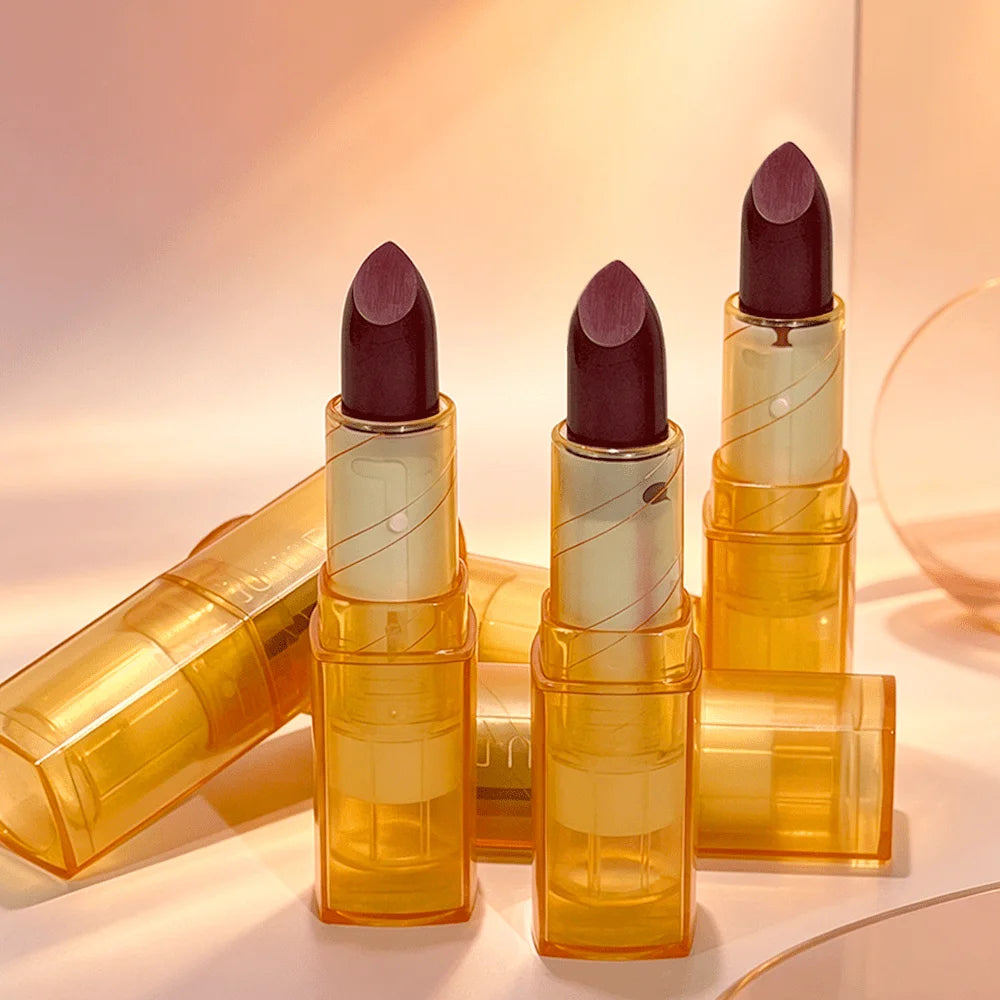 JUJU Dream Amber Tube Matte Lipstick – Velvet Long-Lasting Matte Lipstick HIP