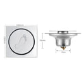 Square Pop-Up Floor Drain | Stainless Steel & Anti-Odor Shower Floor Drain HIP 15-15cm