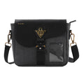 Yu-Gi-Oh! Pharaoh Vintage PU Leather Crossbody Bag | Moeyu Anime Crossbody Bag HIP black