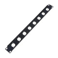 1U Rack Patch Panel 4–16 Way XLR Connector Mount | Metal Rack Patch Panel HIP 8 holes
