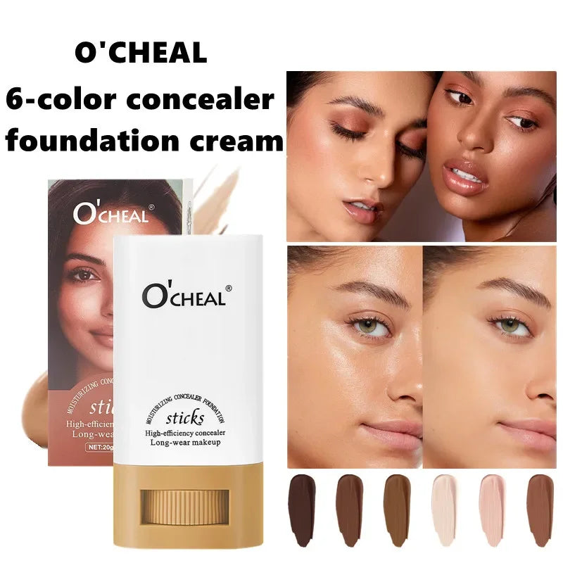 OCHEAL Waterproof Concealer Stick – Brightening Foundation | HIP Concealer Foundation Stick HIP