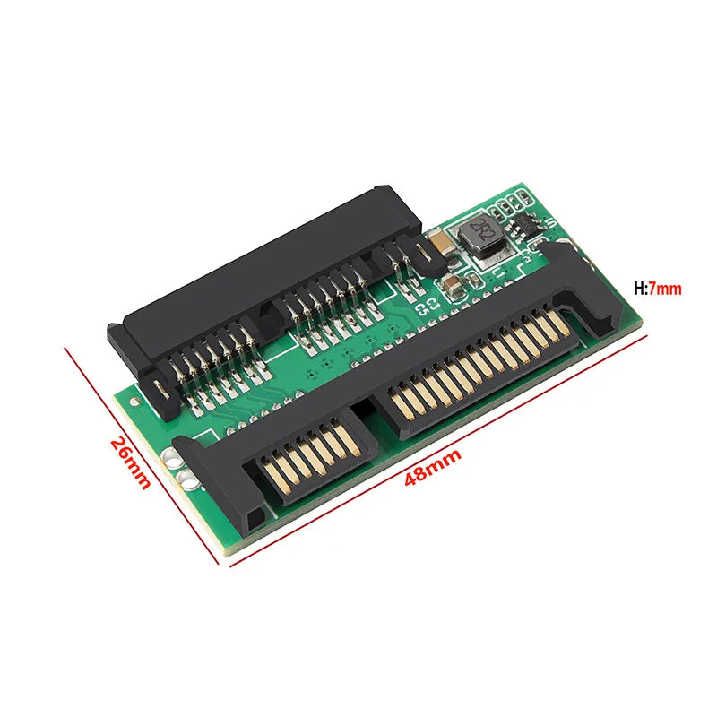 1.8" Micro SATA to SATA 2.5" SSD Converter Adapter Card SSD Converter Adapter HIP