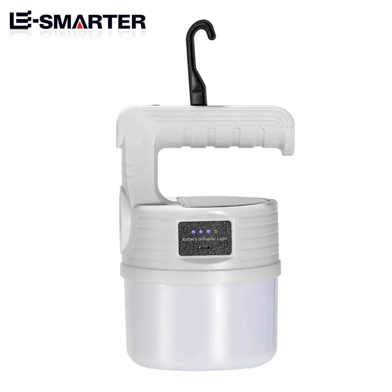 ESMARTER Solar LED Spotlight – 10-Mode Rechargeable Camping Lamp Solar Camping Spotlight HIP