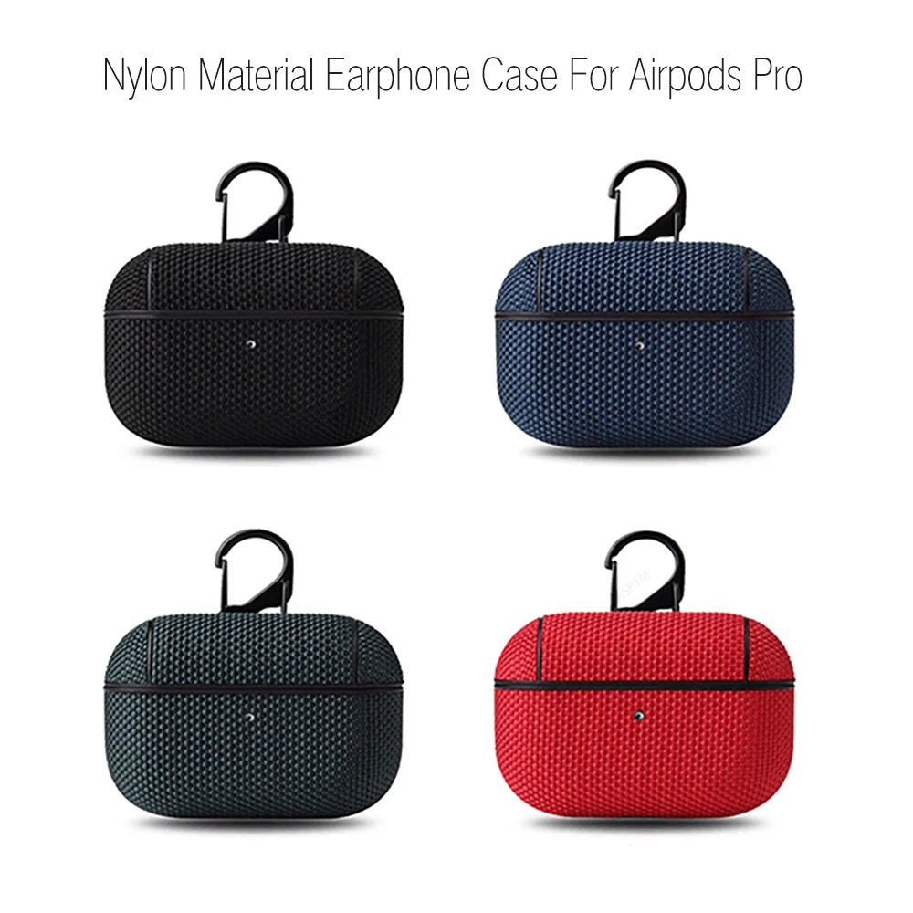 Nylon Fabric AirPods Case – Pro 1&2, AirPods 1 2 3 Shockproof Earphone Case HIP