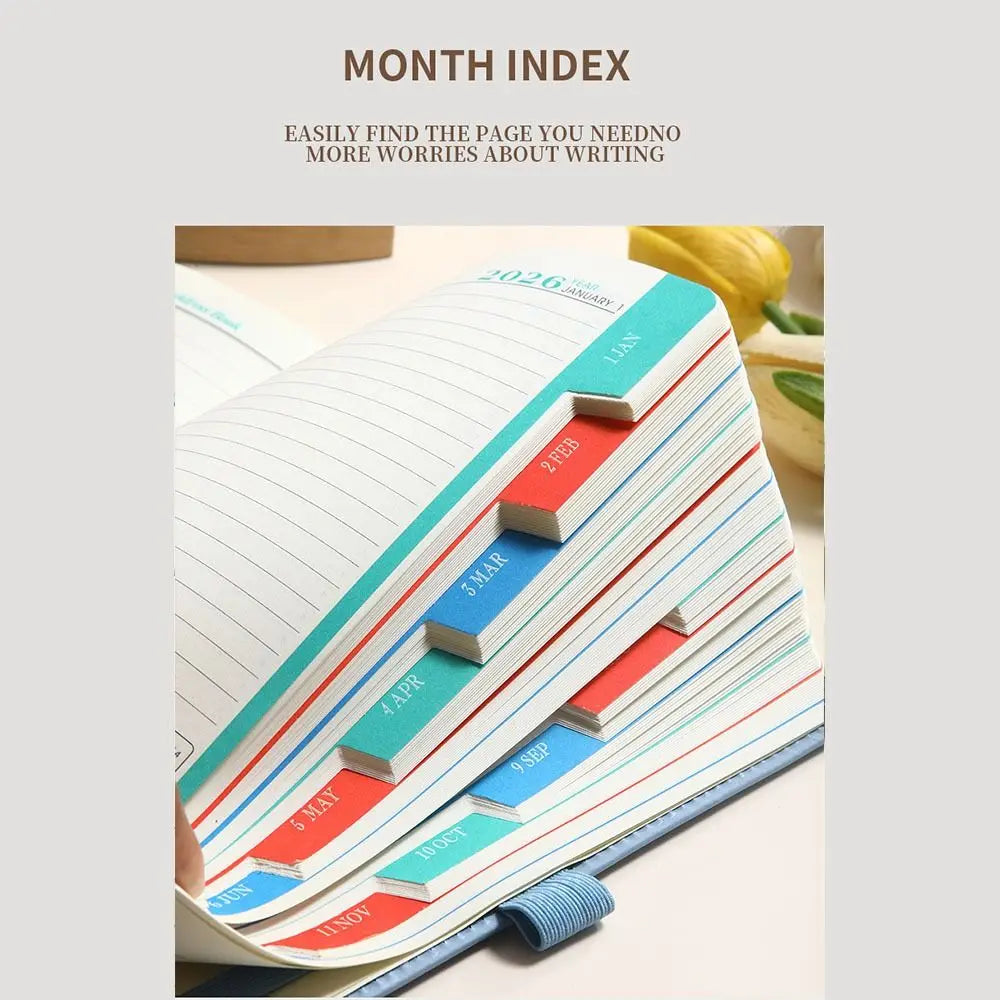 A5 2026 Daily Planner Notebook – Schedule, Calendar & To-Do Daily Planner Notebook HIP