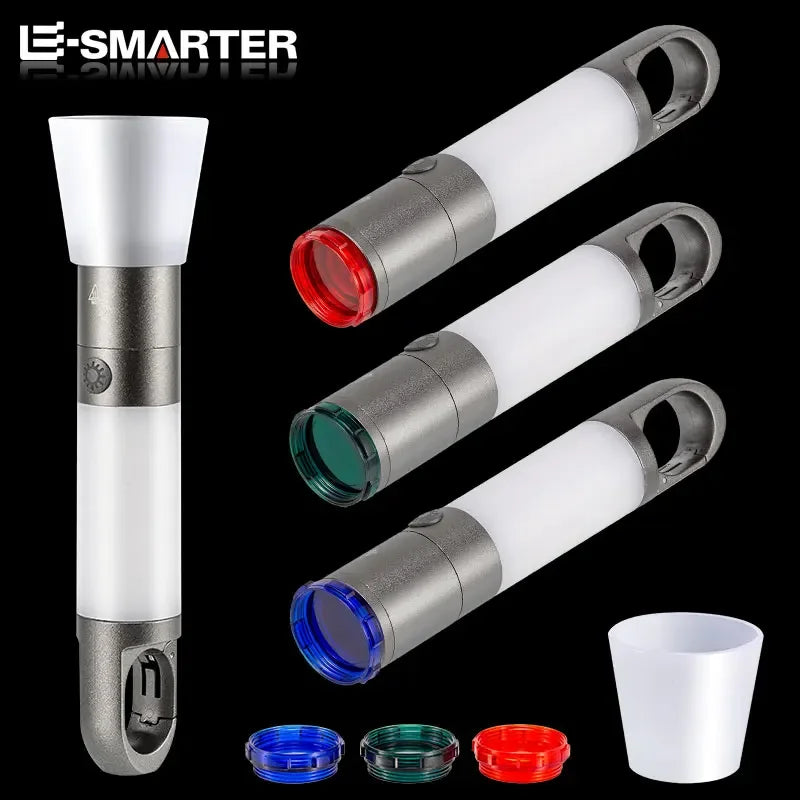 ESMARTER LED Flashlight Type-C Rechargeable Camping Torch Rechargeable LED Torch HIP