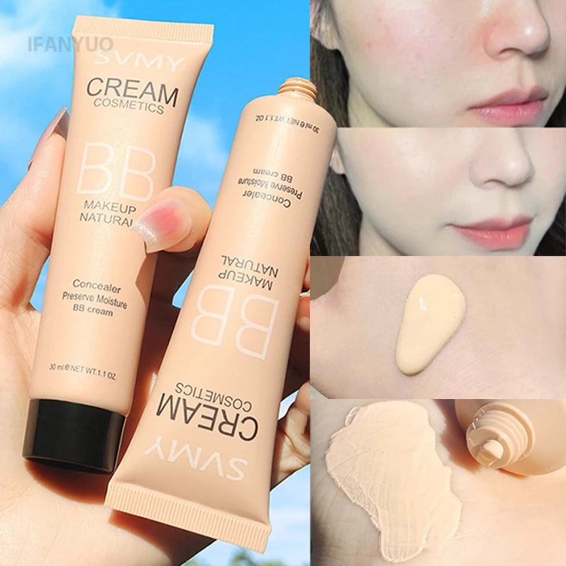 4 Colors BB Cream Isolation Cream Liquid Foundation Moisturizing Oil Control Long Lasting Makeup Waterproof Natural Face Primer HIP