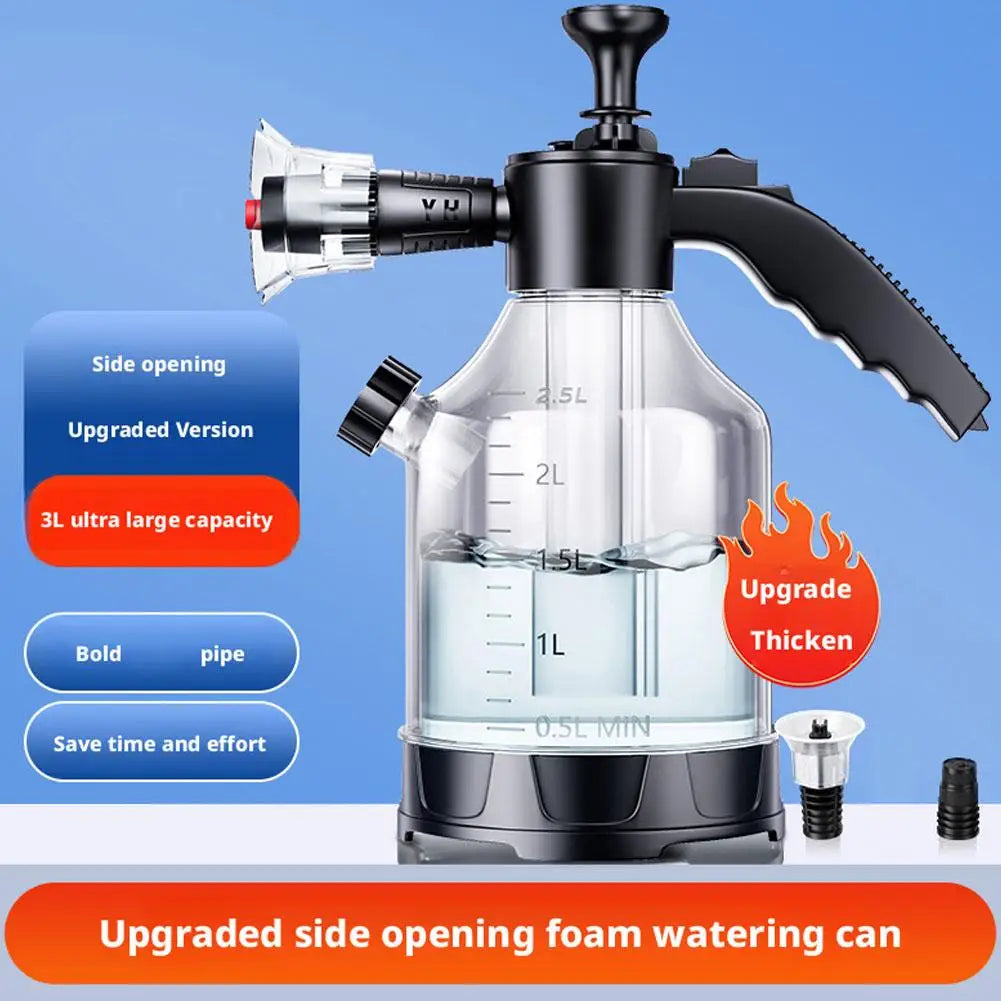 Professional Car Wash Foam Pump Sprayer 2.5L Hand Pressurized Water Spray Bottle For Auto Detailing Cleaning Snow Foam Cannon HIP