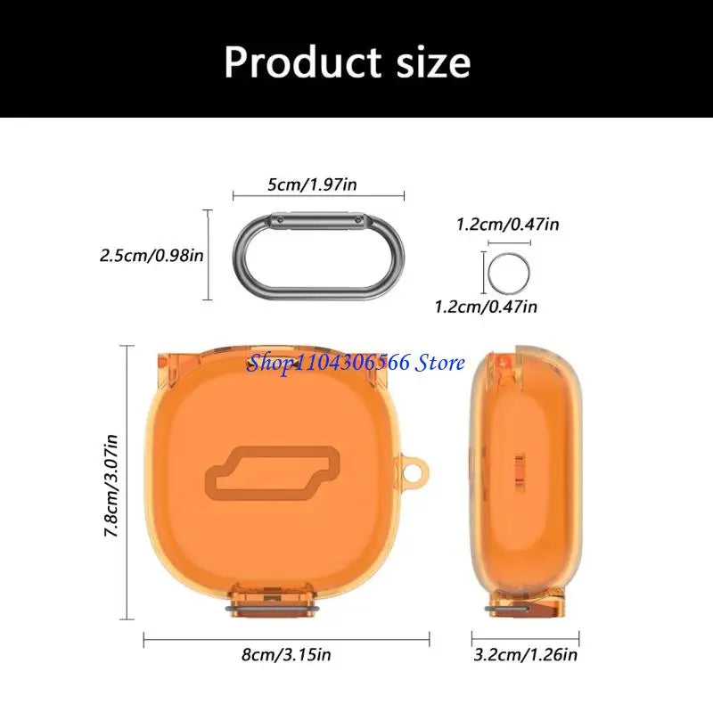 TPU Shockproof Case for 2+ T921 Earphones – Clear Wrap Earphone Protective Case HIP