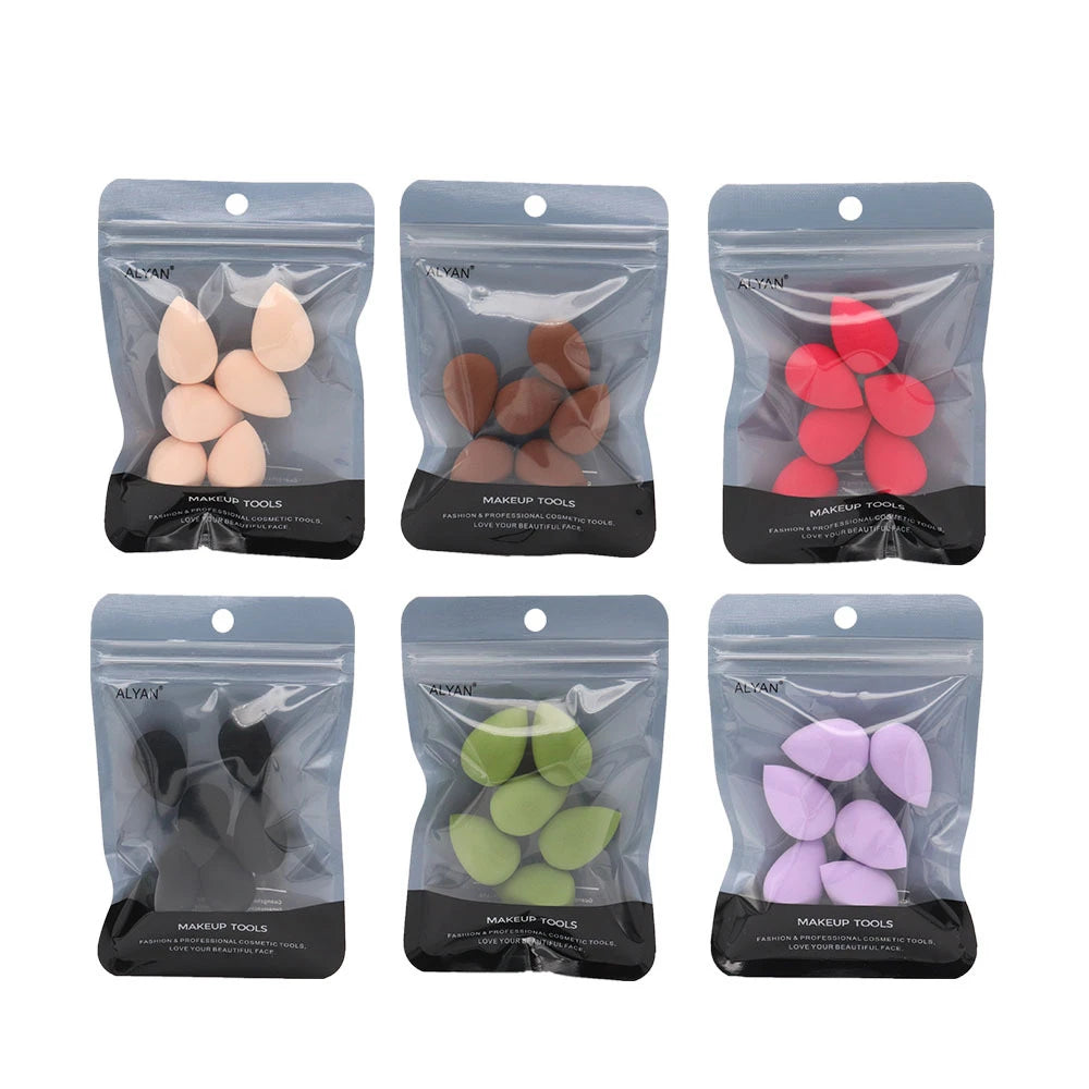 6pcs Mini Makeup Sponge Puff Beauty Powder Sponge for Makeup Concealer Liquid Foundation Face Cosmetic Puff Make Up Sponge HIP