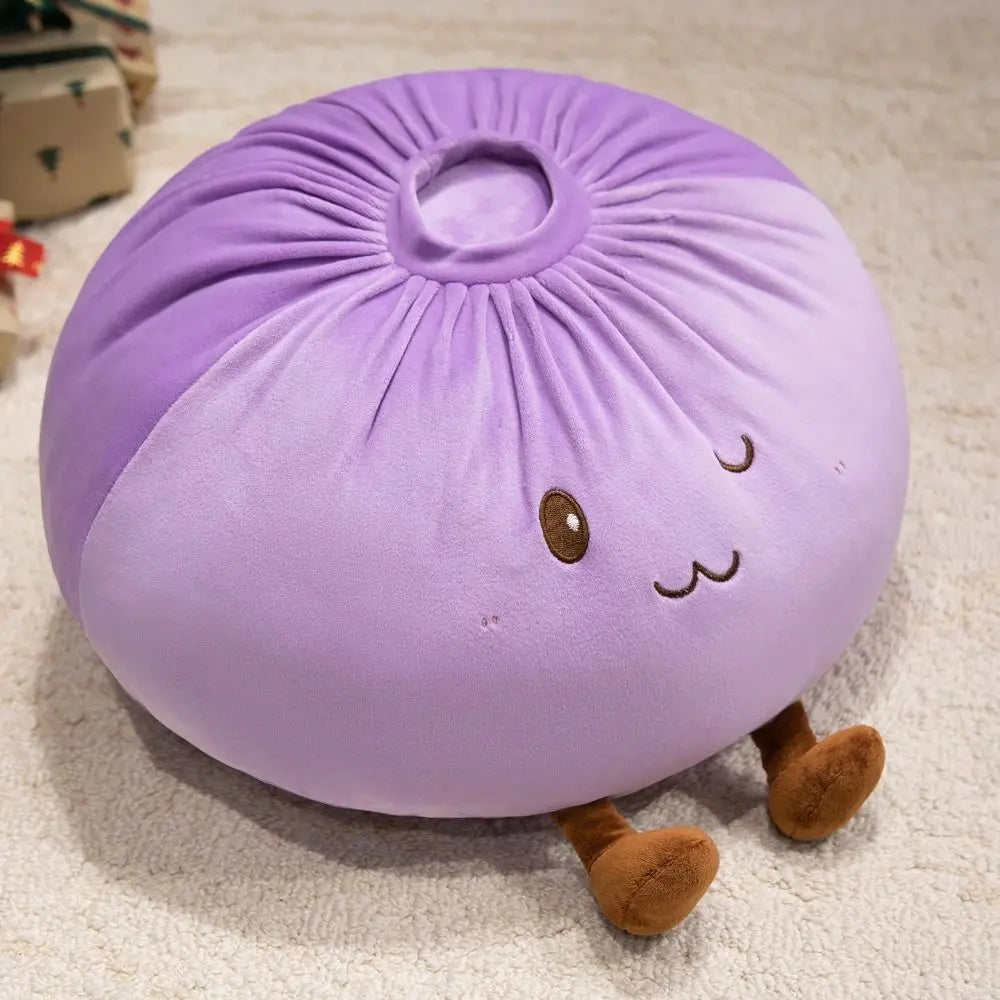 Steamed Bun Dumpling Plush Pillow – Soft Kawaii Toy | HIP Plush Toy Pillow HIP