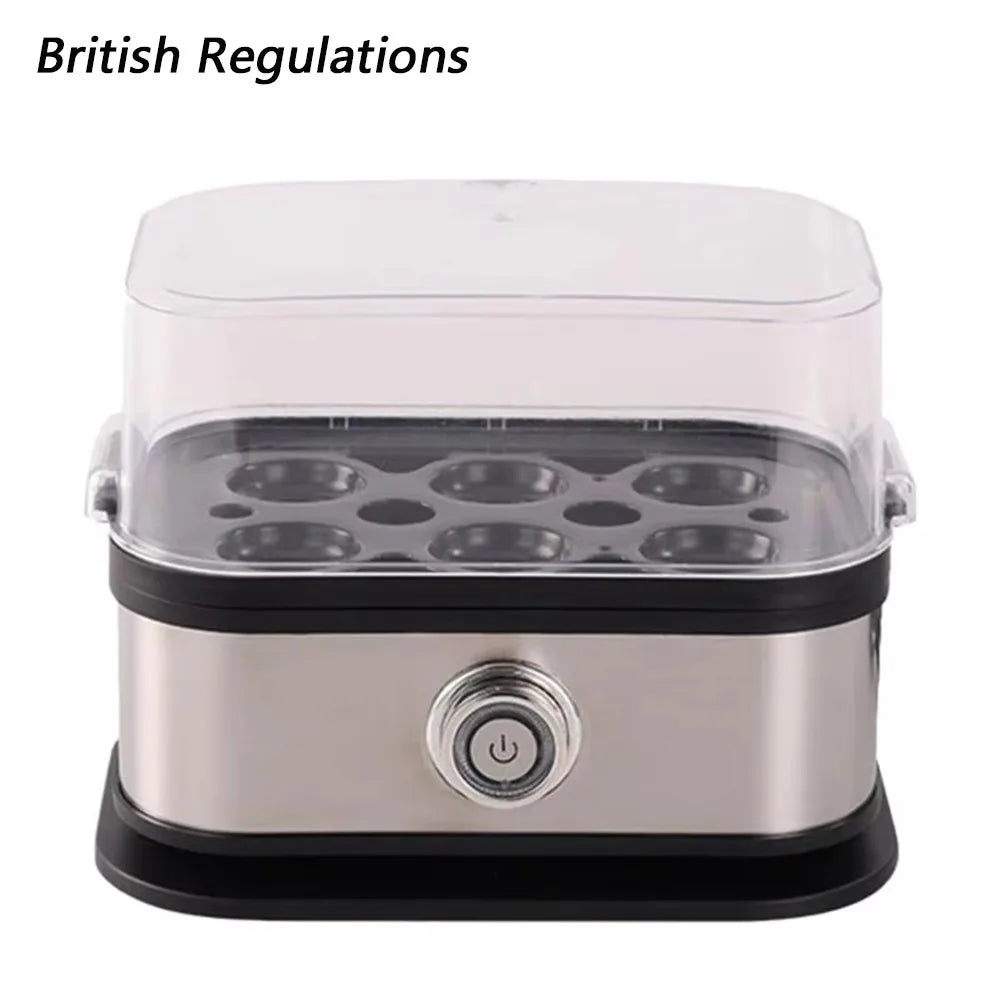200W Smart Egg Cooker – 6-Egg Capacity & Auto Shut-Off Electric Egg Cooker HIP UK