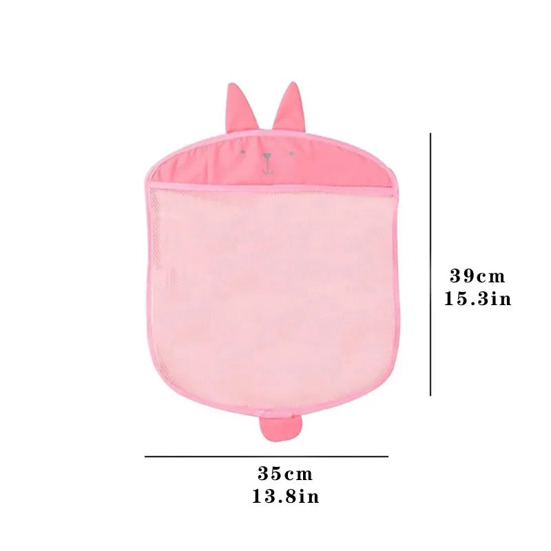 Hanging Bath Toy Storage Mesh Bag – Quick Dry Kids Organizer Bath Toy Organizer HIP