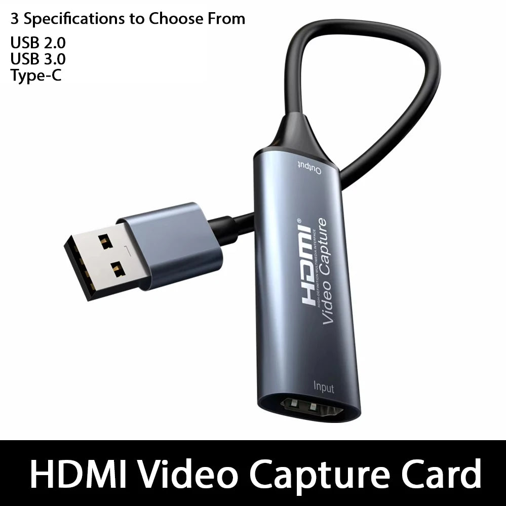 4K HDMI Video Capture Card USB 3.0 Game Grabber Video Capture Card HIP