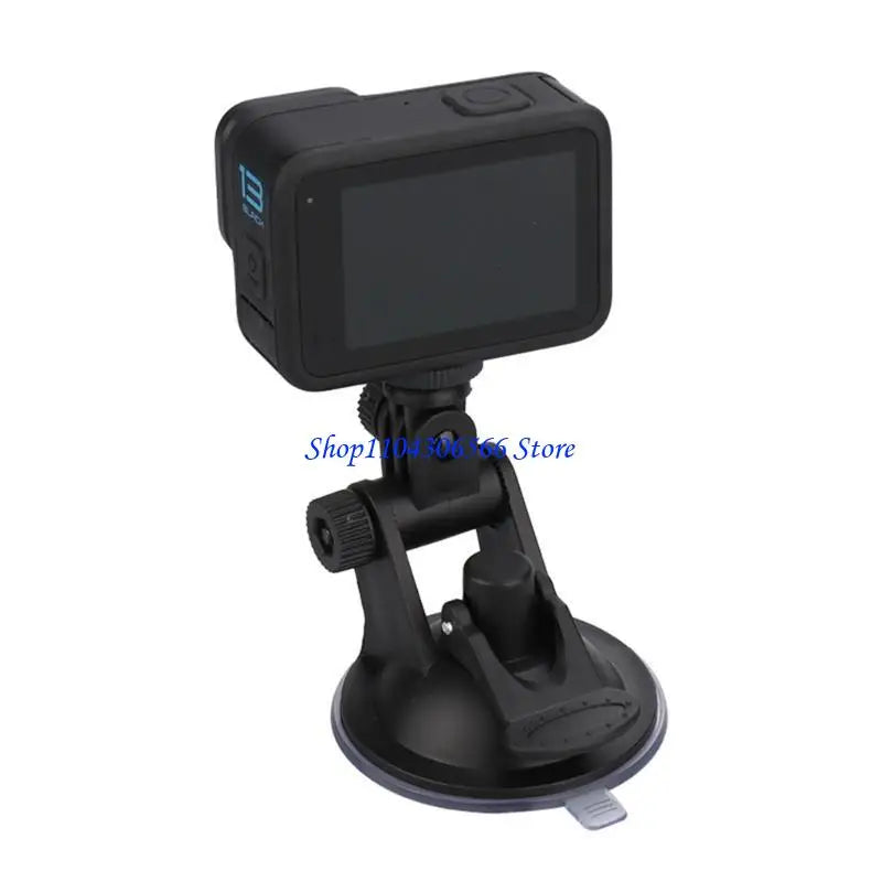 Suction Cup Mount for Action & Dashboard Cameras – 190° Rotation Camera Suction Mount HIP