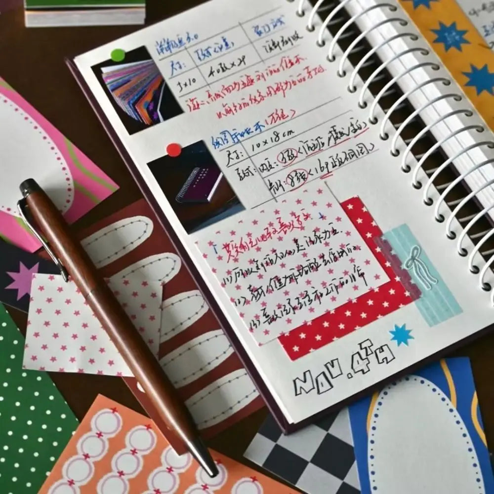 DIY Decorative Memo Book – Multi Element Student Stationery Decorative Memo Book HIP