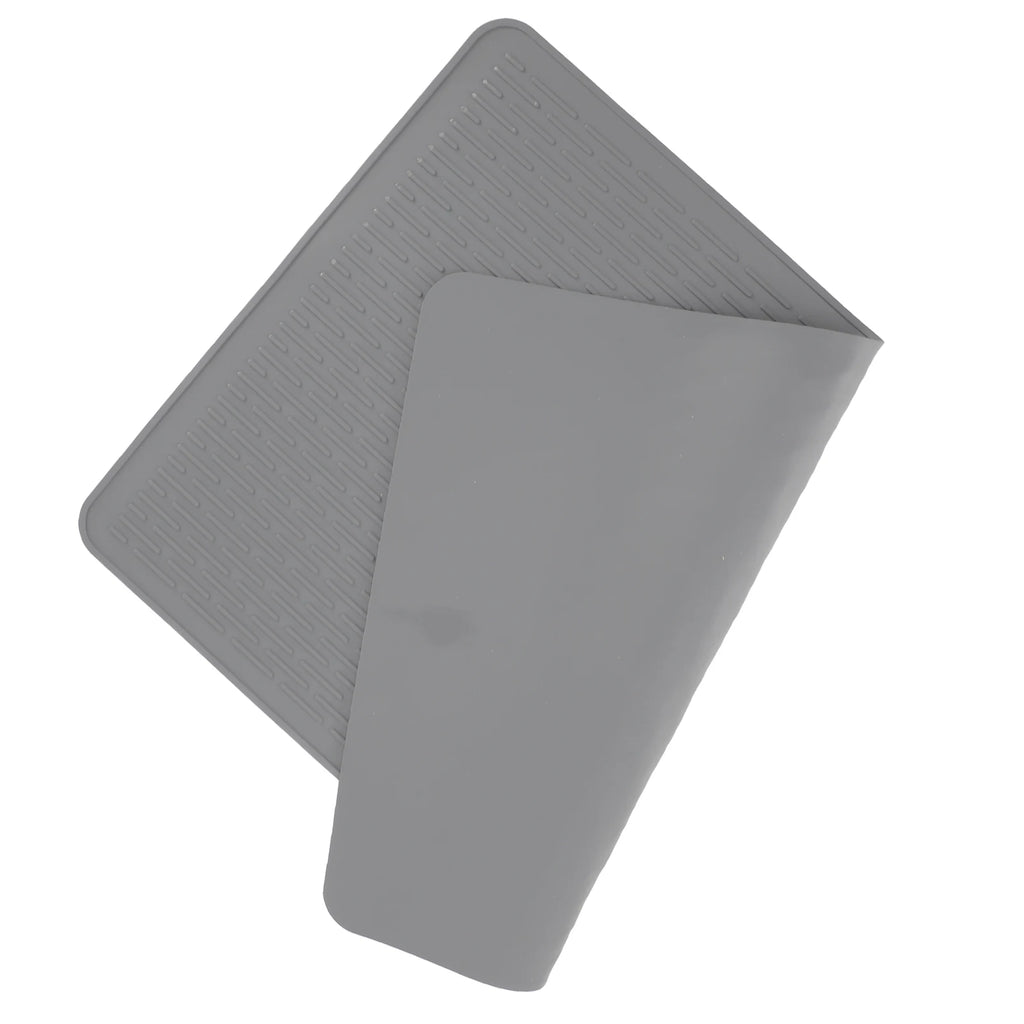 Kitchen Hot Pot Mat Raised Line Heat Resistant Tabletop Anti Slip Silicone Kitchen Counter Drain Pad for Stovetop HIP