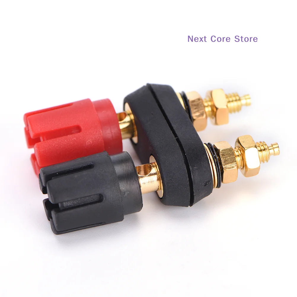 Dual Female Banana Plug 4mm Binding Post – Speaker Amplifier Speaker Binding Post HIP