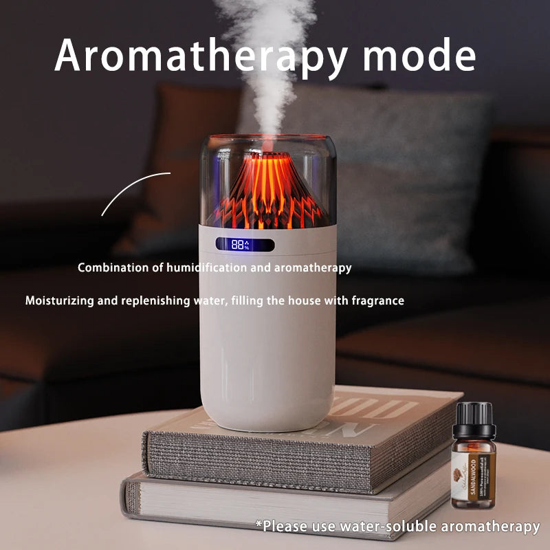 Volcano Mini USB Humidifier | Aromatherapy & Night Light Mini USB Humidifier HIP