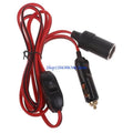 12V 24V Car Cigarette Socket Extender with Switch & Cable Car Socket Extender HIP for 3m CN