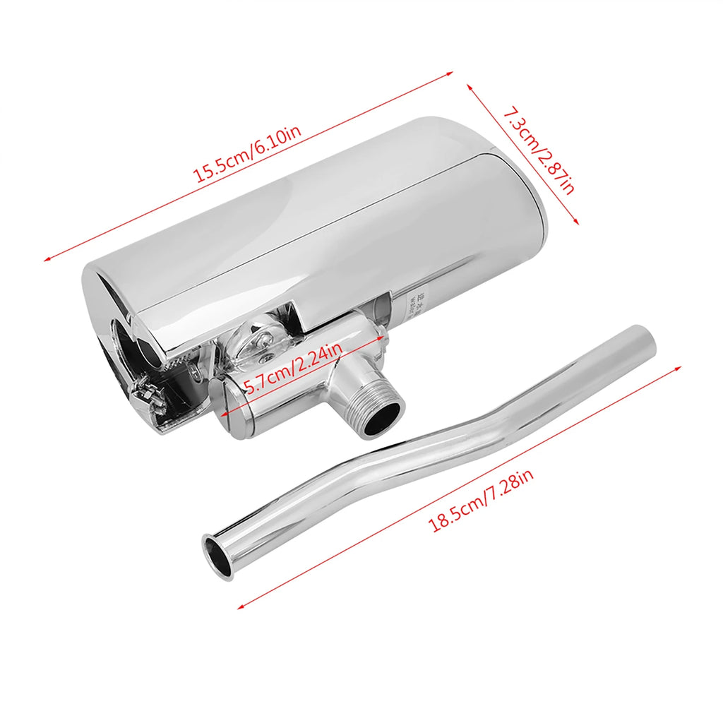 Bathroom Toilet Wall Mounted Automatic Sensor Touchless Urinal Flush Valve Urinal Valve Sensor HIP