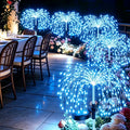 Solar Firework LED Fairy Lights – Waterproof Garden Decor Solar Garden Lights HIP blue 60led 2pcs