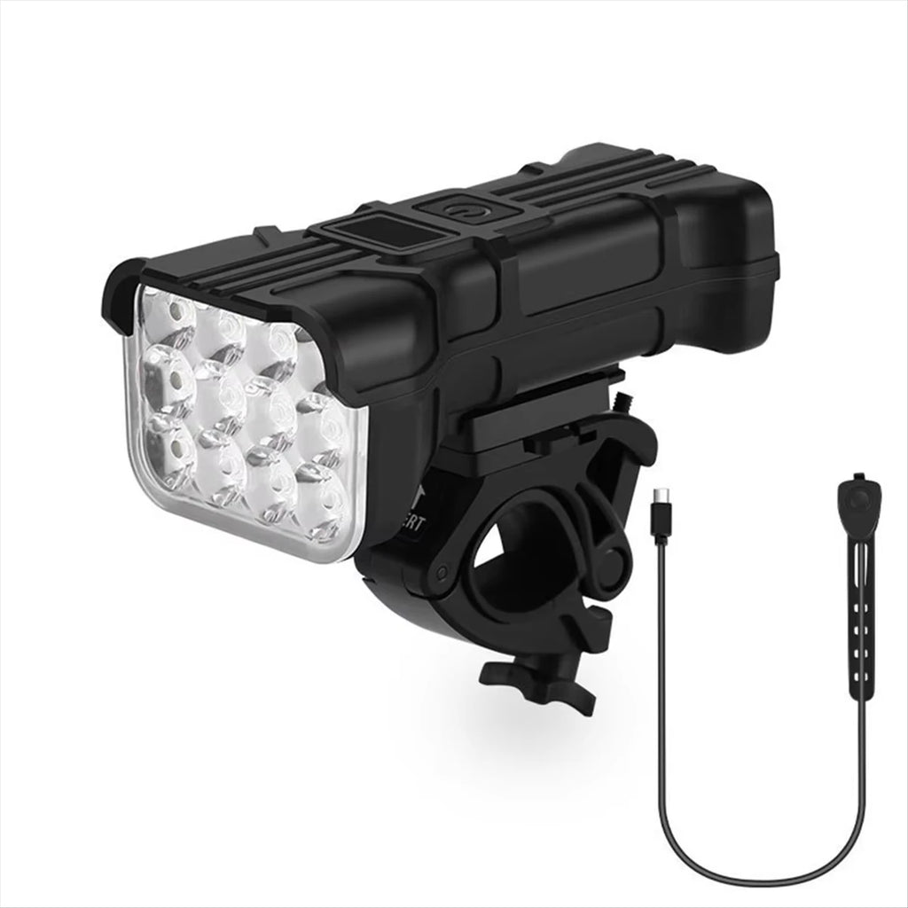 LED Bike Light 500LM 1800mAh with Horn & 360° Rotation Bicycle Headlight HIP Headlights and Horns