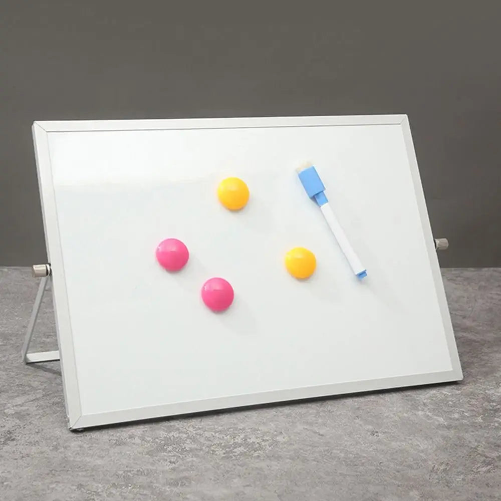 Foldable Double-Sided Desktop Whiteboard with Stand – 30×40cm Desktop Whiteboard HIP