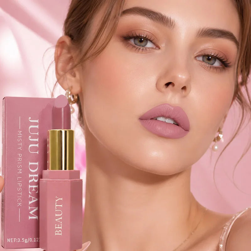 JUJU Dream Matte Velvet Lipstick – Nude Pink, Waterproof Matte Velvet Lipstick HIP