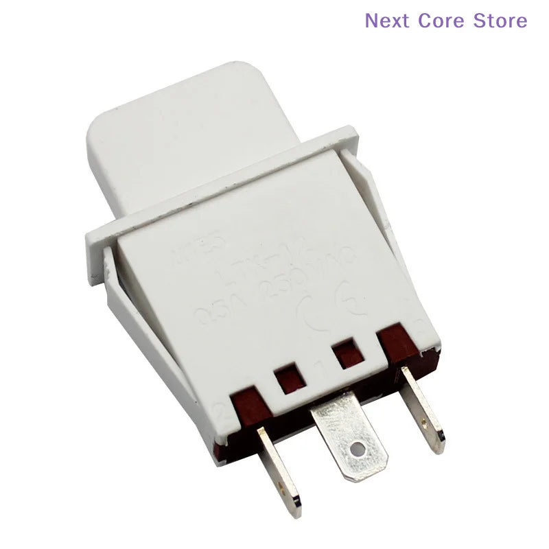 3-Pin NO/NC Button Switch for Refrigerators & Appliances Button Switch HIP