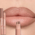 Two Color-Blocking Matte Lipliner Waterproof Durable Not Easy To Take Off Lipstick High Pigment Smooth Lip Outline Maquillage HIP 01 OLIBOLLA