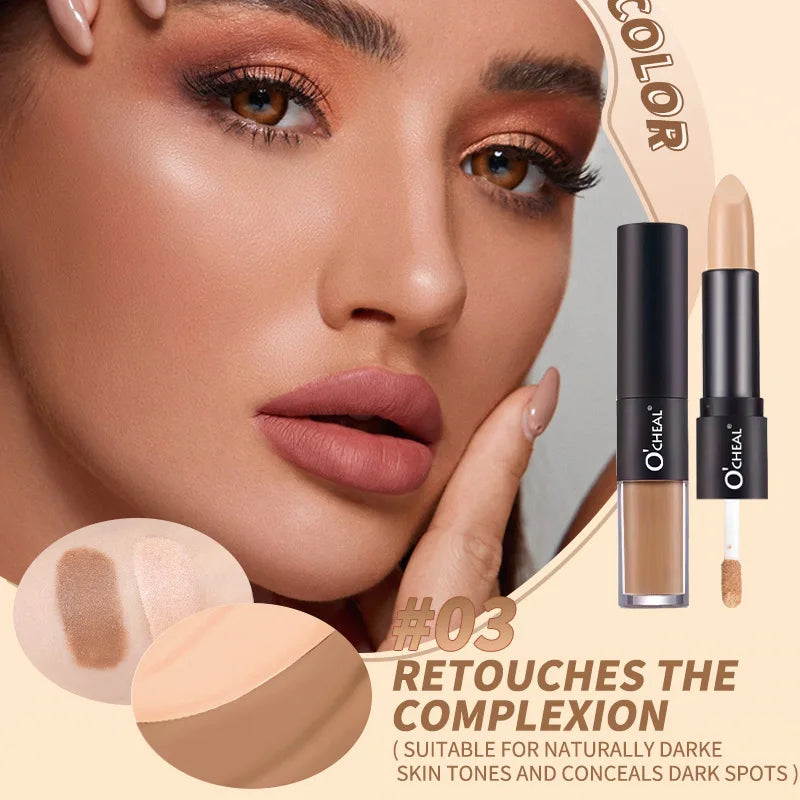 OCHEAL Double-Ended Concealer Stick – Waterproof, Oil Control Dual Concealer Stick HIP