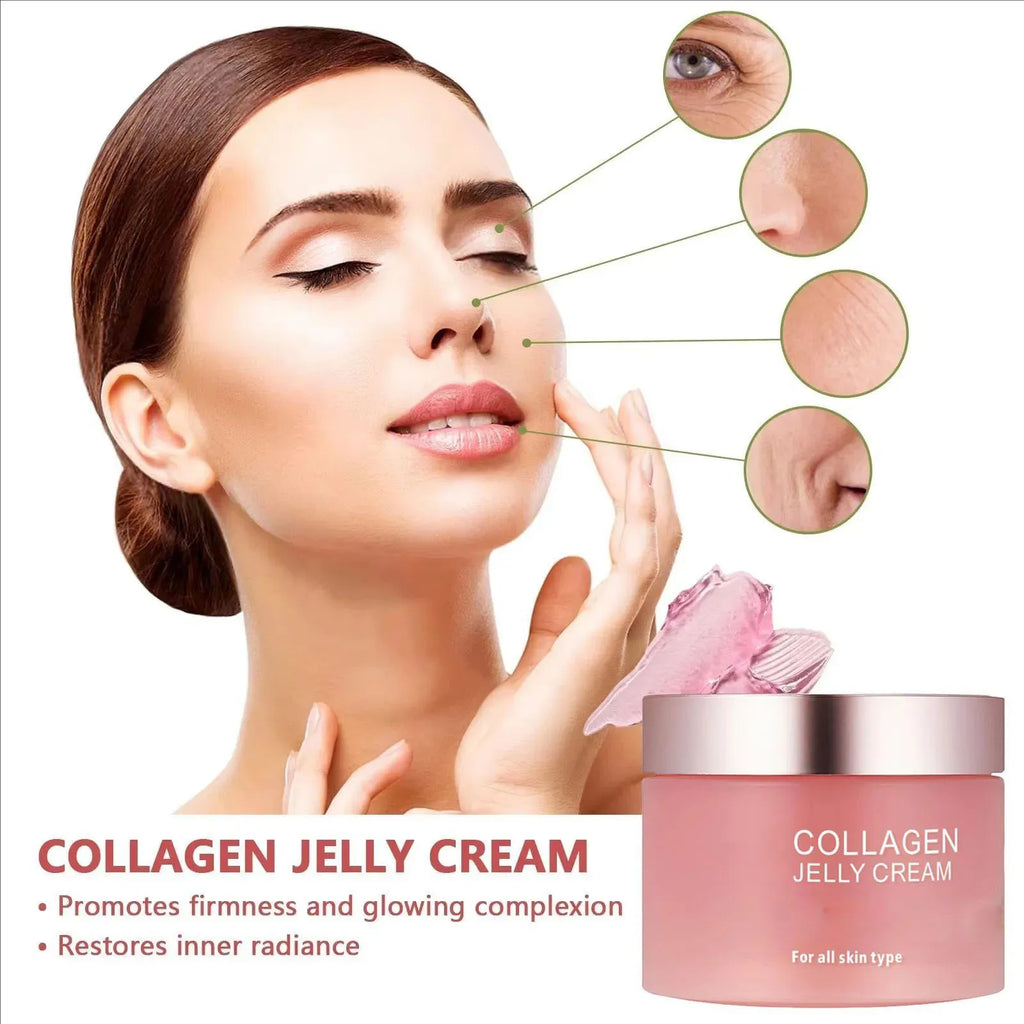 Sakura Collagen Jelly Cream – Niacinamide & Hydrolyzed Collagen Collagen Face Cream HIP