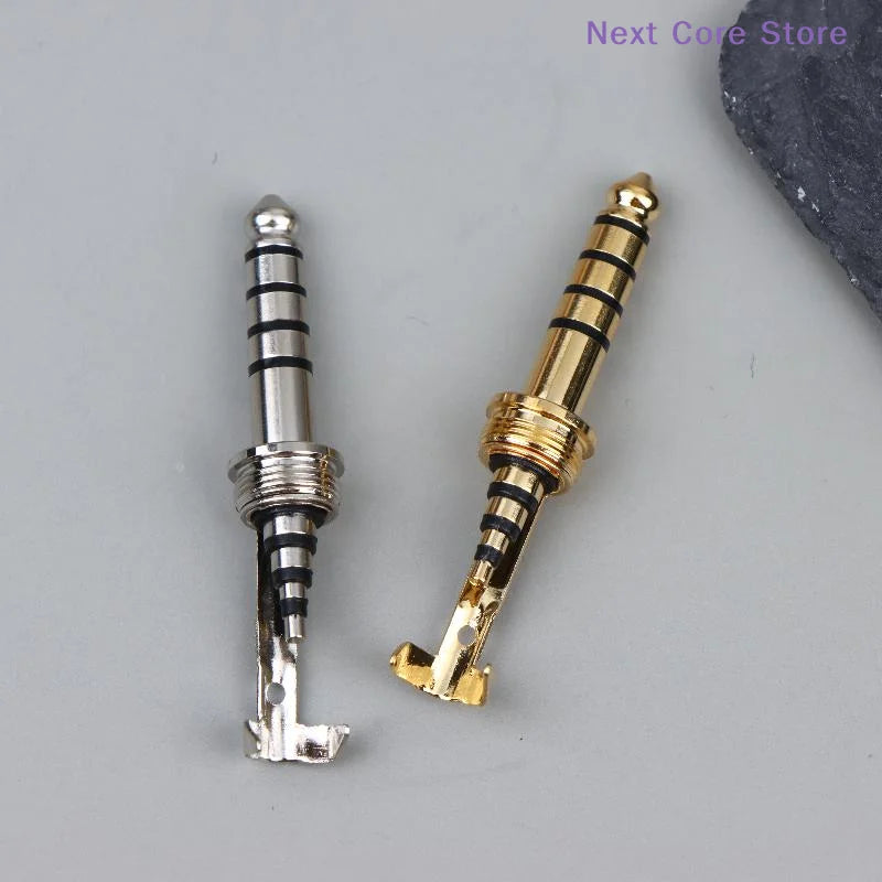 4.4mm Balanced Audio Plug – HIFI Copper Rhodium Plated 5-Pole Audio Jack Connector HIP