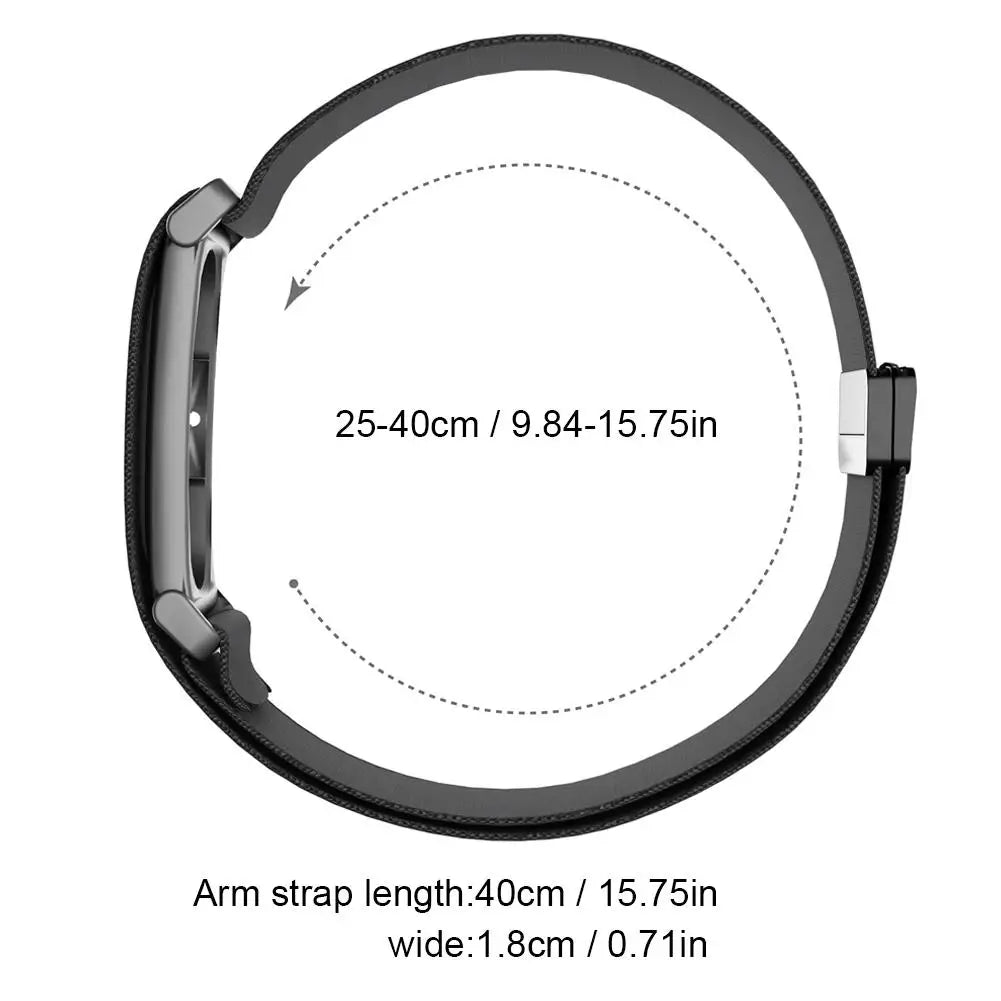 Nylon Weave Bicep Strap for Google Fitbit Air Bands Fitness Tracker Replacement Band Wristband for Google Fitbit Air Straps HIP