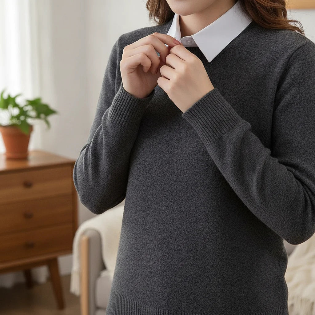 Fake Collar Detachable Collar for Girls Shirts Half False Blouse Baccalaureate Gown Tops Solid Color False Collar White/Black HIP
