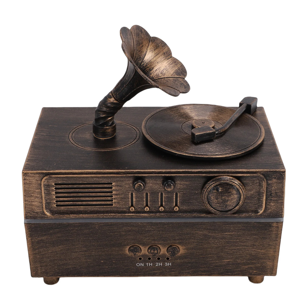 Retro Aromatherapy Humidifier Unique Gramophone Vintage Oil Diffuser Fragrance Cool Mist Humidifier Antique Oil Diffuser HIP