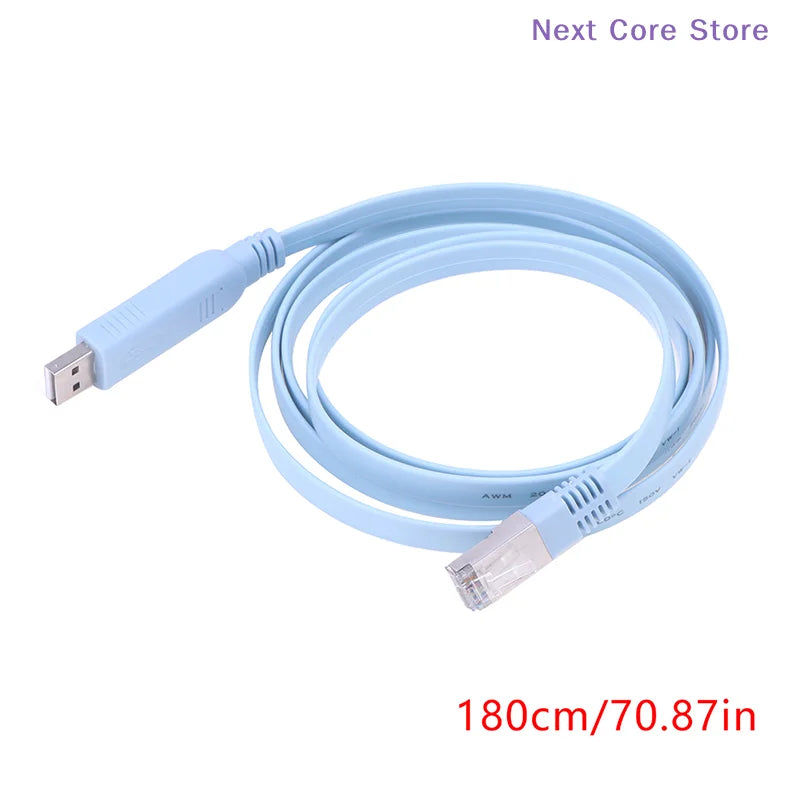 USB to RJ45 Console Cable – RS232 Serial CAT5 FTDI 1.8M Console Adapter Cable HIP