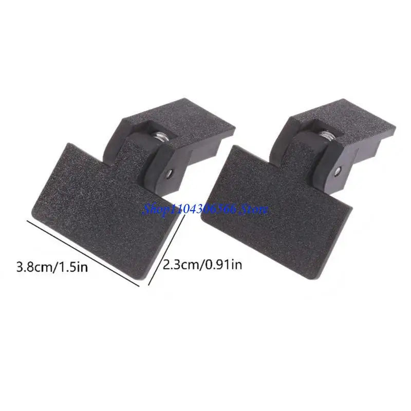 Record Player Dust Cover Replacement Hinges – 2 Pack Turntable Hinge HIP