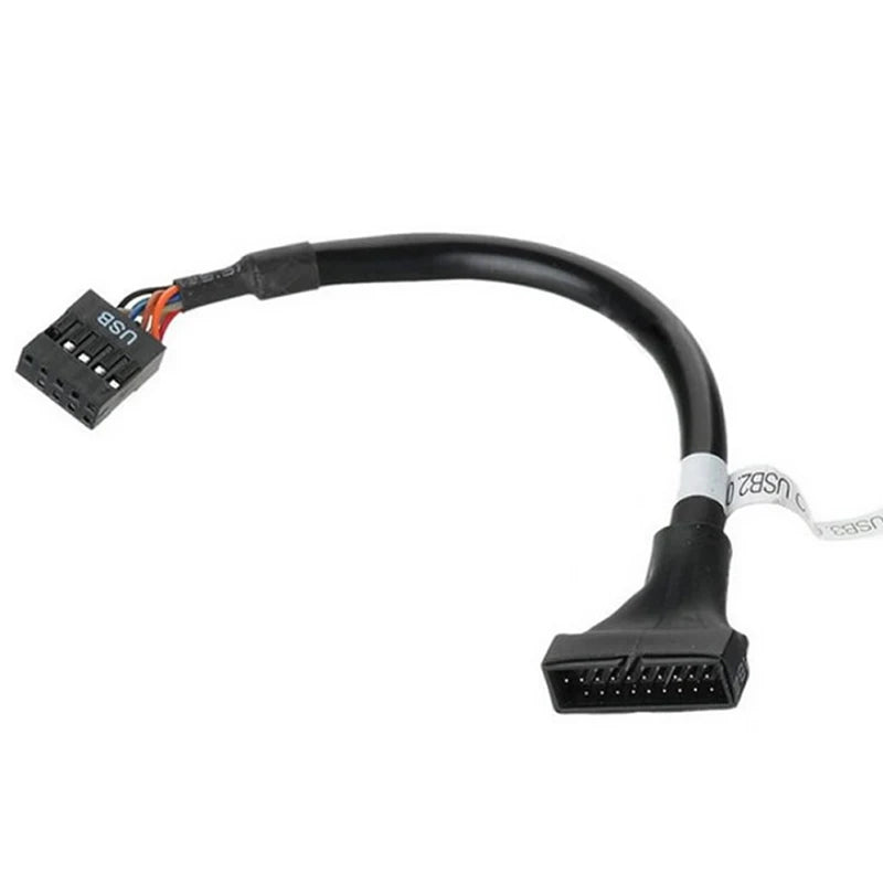 USB 3.0 to USB 2.0 Motherboard Header Adapter Cable 20 to 9 Pin USB Adapter Cable HIP