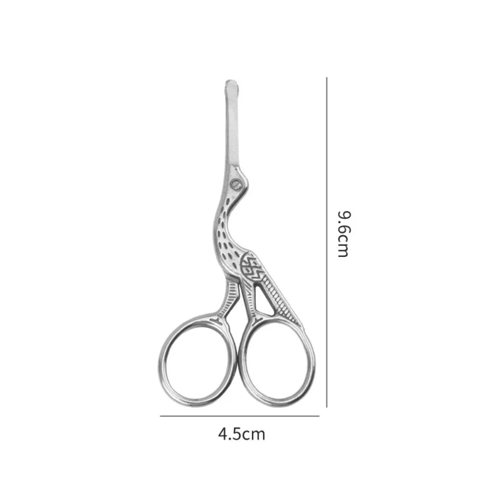 RUZOFO Rounded Tip Facial Hair Scissors – Stainless Steel Facial Hair Scissors HIP