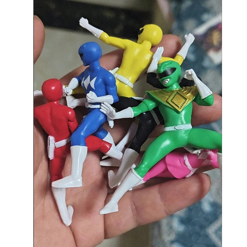 Hasbro Power Rangers 6-Piece PVC Action Figure Set | Official Action Figure Set HIP