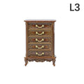 Mini Dollhouse Cabinet Furniture – Retro European Style Prop Dollhouse Furniture HIP L3