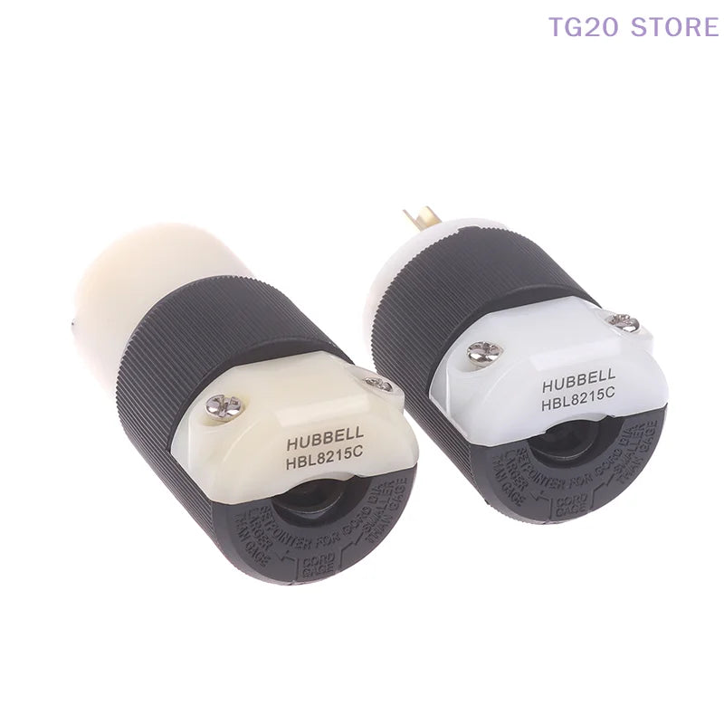 HiFi Audio NEMA 5-15 AC Power Connector – Male & Female Socket AC Power Connector HIP