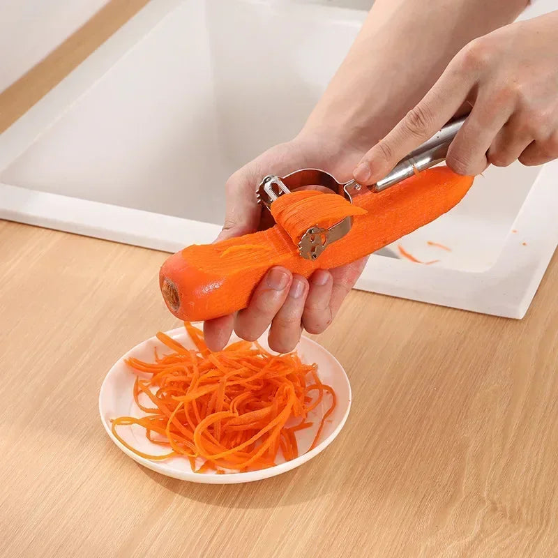 Stainless Steel Vegetable Peeler & Grater | Kitchen Tool Vegetable Peeler Grater HIP