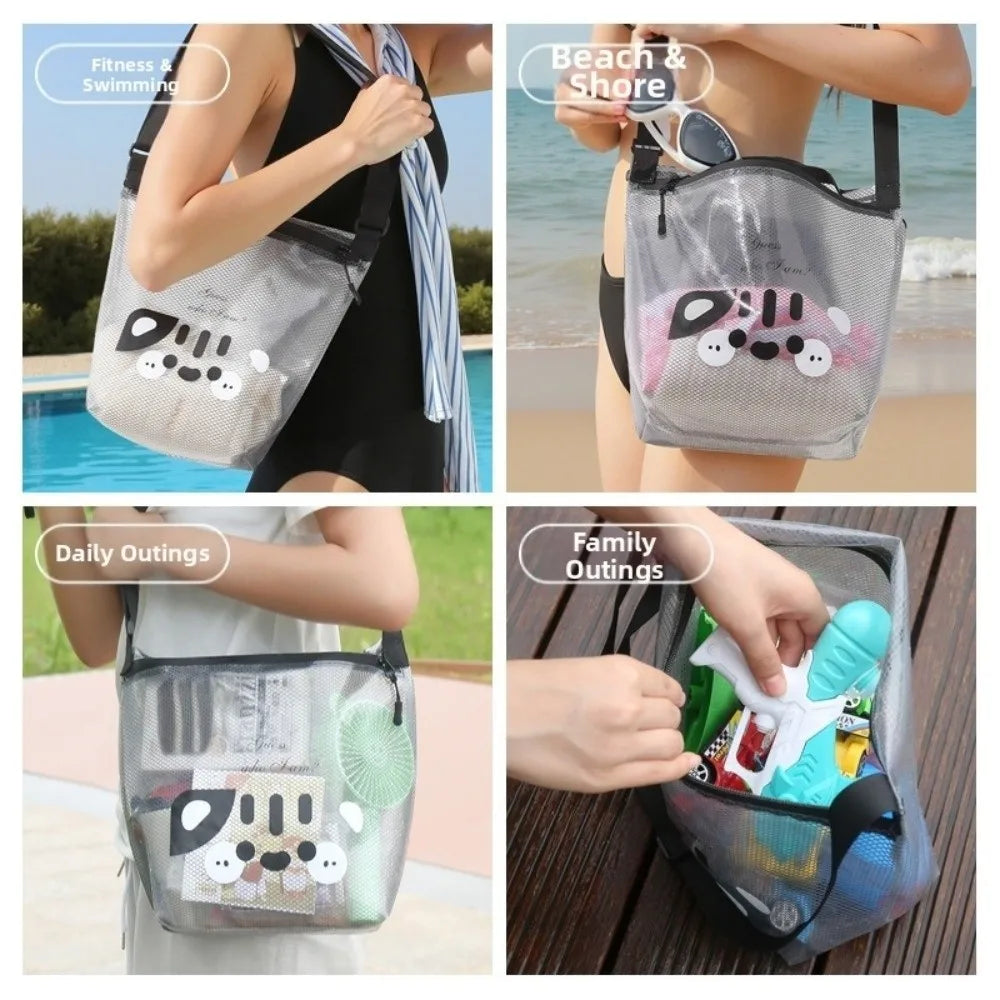 Clear PVC Waterproof Makeup Bag – Large Crossbody Travel Bag Cosmetic Travel Bag HIP