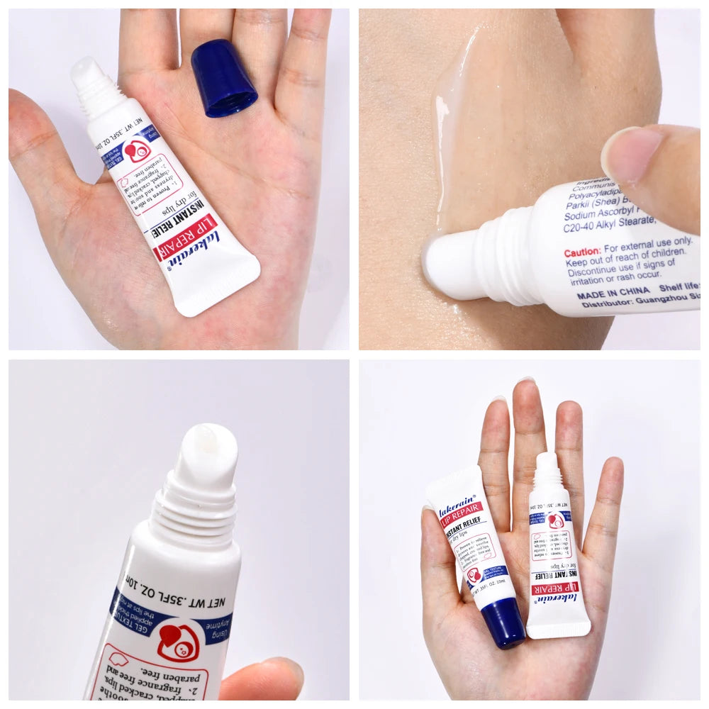 2pcs/Lot Moisturizing Lip Repair Gel Instant Relief For Dry Lips Liquid Lip Balm Paraben Free Lip Care Product Reduce Lips Line HIP