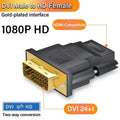 DVI 24+1 to HDMI Adapter – 1080P Gold-Plated Converter DVI to HDMI Adapter HIP black