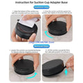 Suction Cup Camera Base for DJI Pocket 3/2 & Action 6/5Pro/4/3 Camera Suction Mount HIP CN