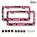 Aluminum License Plate Frame 12.2×6.3" – 2-Pack | HIP License Plate Frame HIP 1
